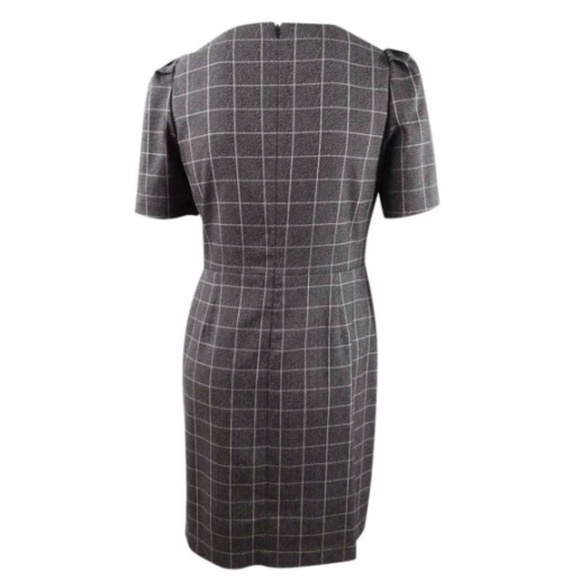 NWT Lauren Ralph Lauren Women's Puff-Sleeve Dress - Picture 2 of 2